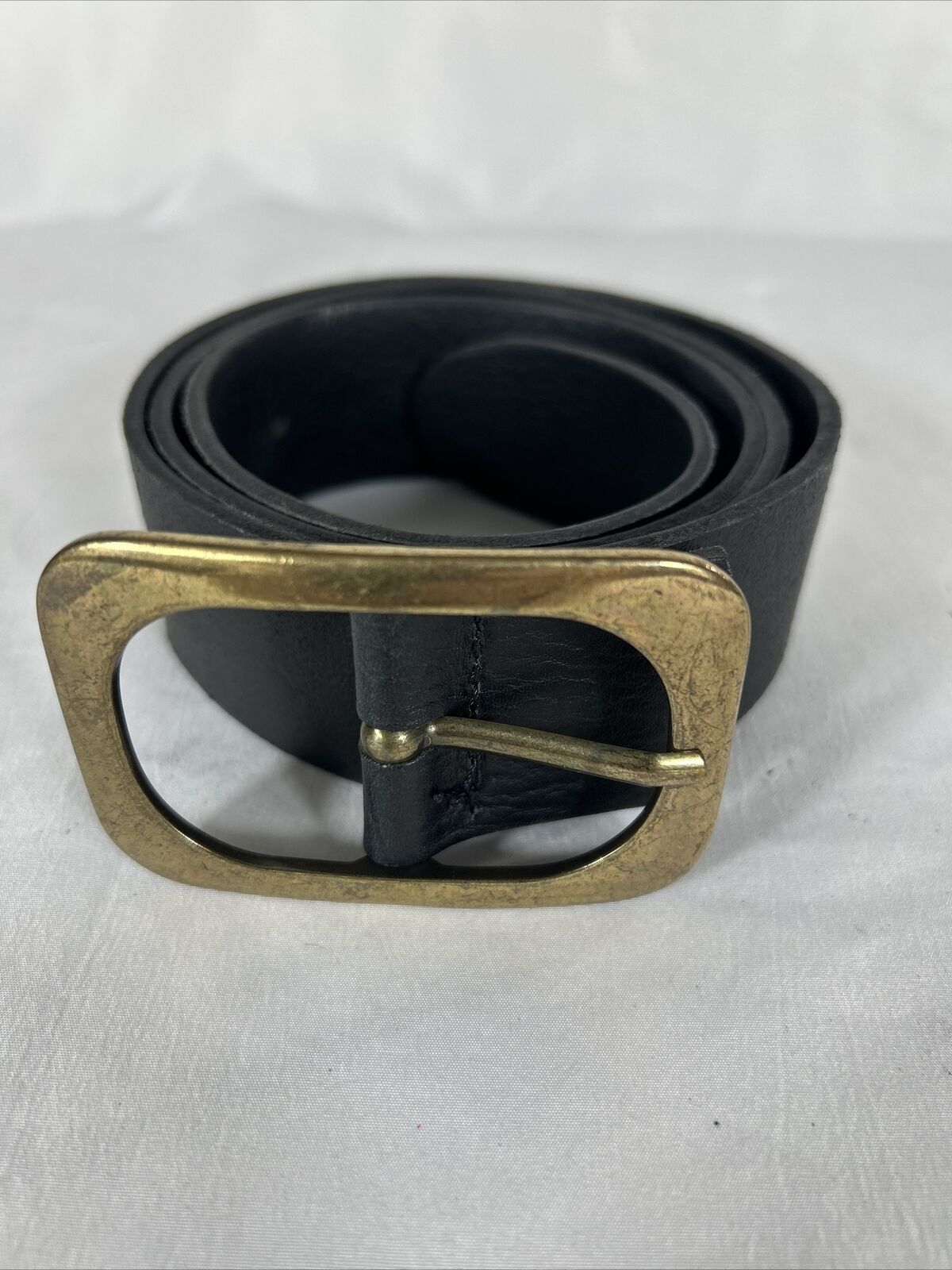 Amsterdam Heritage Belt - Black Leather Belt Made in Netherlands 95 Large