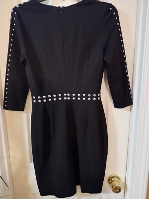 Boston Proper Women Black Long Sleeve Stud Dress Size 0 Excellent Condition | eBay Boston Proper Women Black Long Sleeve Stud Dress Size 0 Excellent Condition | eBay