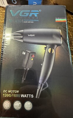 VGR VOYAGER V-439 Professional Hair Dryer 1200/1600 Watts DC Motor
