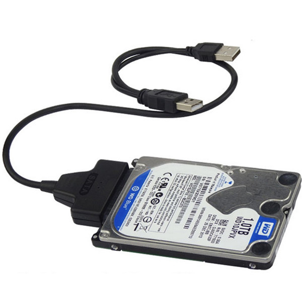 Adattatore 2 USB Cavo Hard SATA 2 5 pollici Disk SATA PC HD EJ | Acquisti  Online su eBay