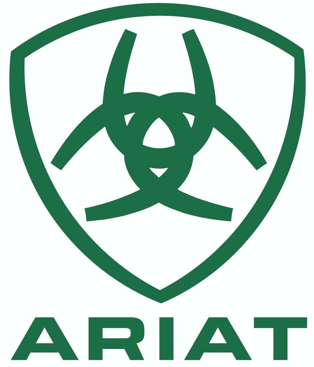 Pegatina ARIAT 2 Calcomanías – Logotipo Para Coche, Camión, Ventana O Portátil (6.5 Pulgadas)