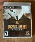 History: Legends of War Patton- Ps3- 2012- Original Case & Manual-Tested