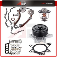 Timing Chain Kit Water Pump Thermostat Head Gasket For 00-05 Toyota MR2 1.8L