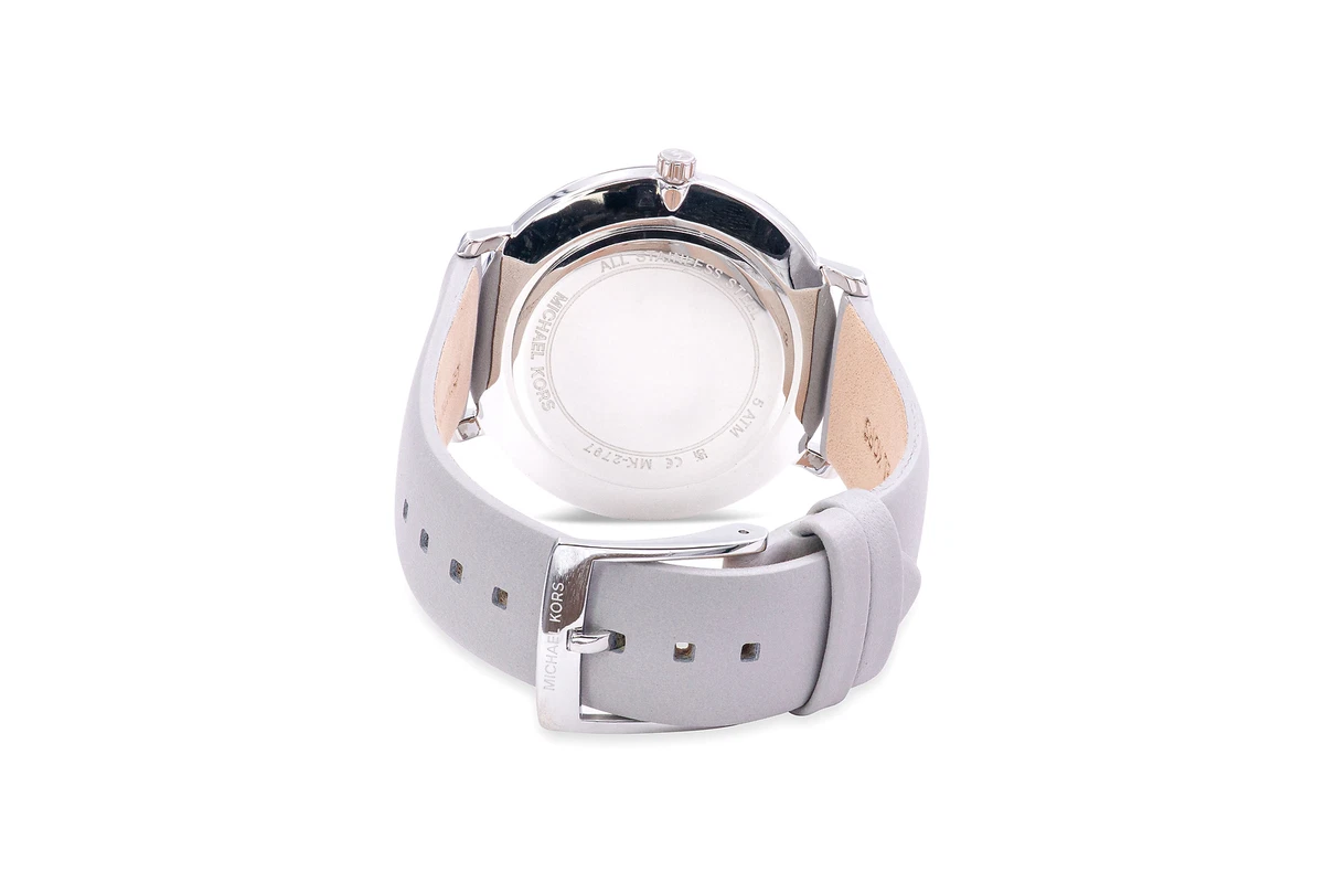 Michael Kors Pyper Grey Leather Ladies Watch MK2797 | eBay