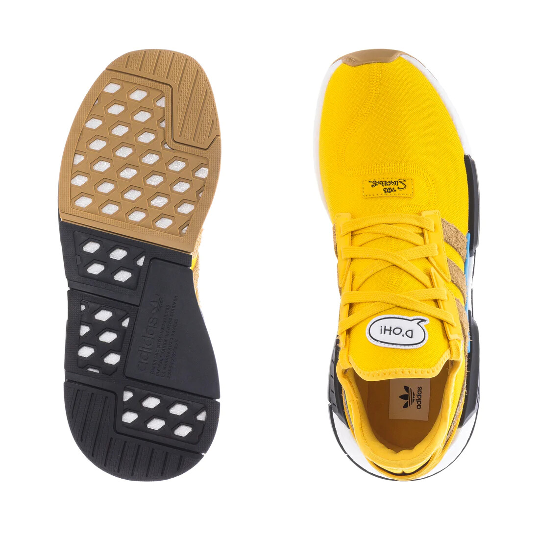 Mens adidas NMD G1 IE8468 (Homer Simpson) Yellow/Beige/Blue/Black 