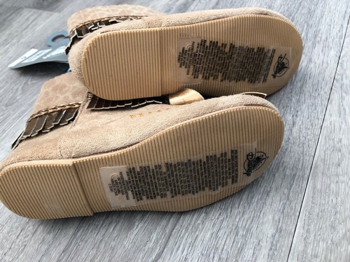 Disney Store Mädchen Kleinkind Pocahontas Kostüm Schuhe Stiefel 9/10 Neu mit Etikett - Bild 6 von 6