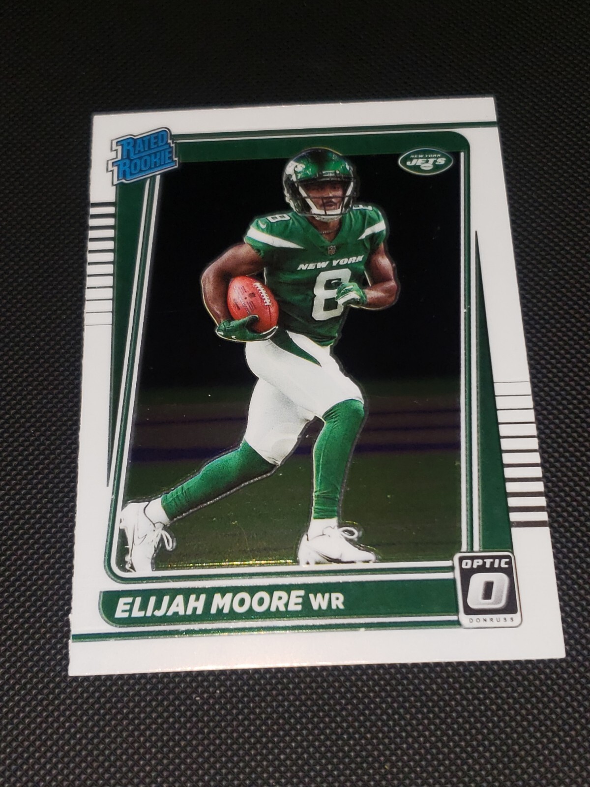 2021 Panini Donruss Optic - Rated Rookie #216 Elijah Moore (RC)
