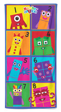 Official Numberblocks Beach Towel Meet the Numberblocks Design 100% Cotton