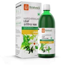 Krishna's Herbal  Ayurveda Harshringar Leaf Juice 500ml Free Shipping