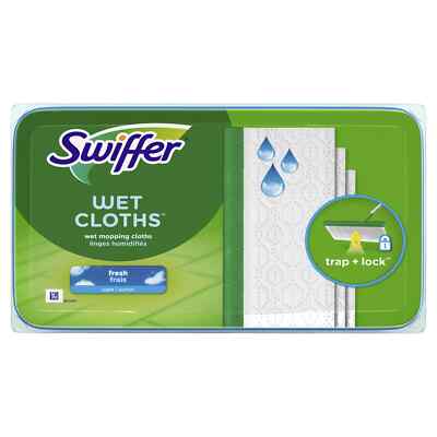 Swiffer Sweeper Wet Mopping Cloths, Multi-Surface Floor Cleaner,  24 Count.NEW.