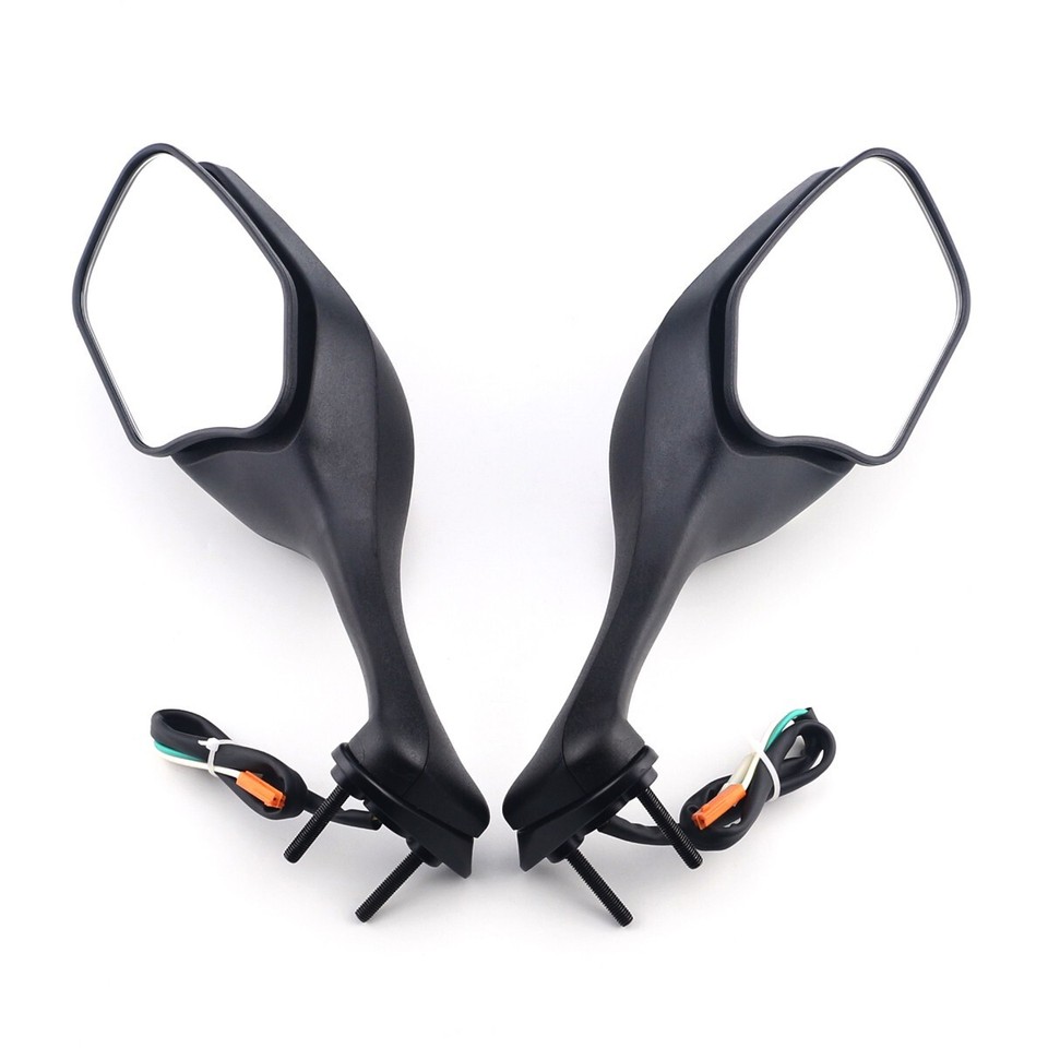 TCMT Black LED Rearview Mirrors With Turn Signals For Honda CBR1000RR 2008-2016