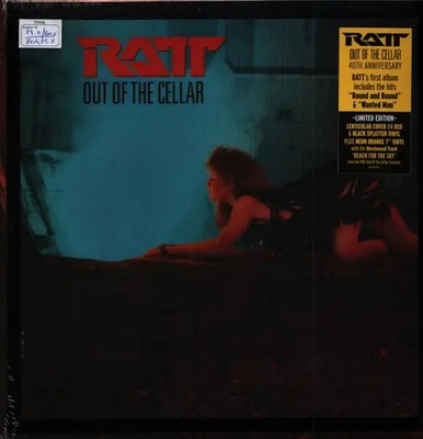 Ratt Out Of The Cellar RED & BLACK VINYL / ORANGE 7'' NEW OVP BMG Vinyl LP
