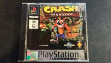 Crash Bandicoot PS1 PAL Platinum — Original Cover art, No manual