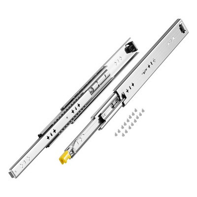 Heavy Duty Drawer Slides 16inch, 1 Pair Locking Drawer Slides 250lbs Load Capaci
