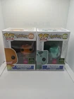 (2) NEW Funko Pop Pokemon Bulbasaur & Charmander Flocked - Official 2020 ECCC