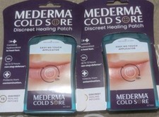 Mederma Cold Sore Discreet Healing Patches 15 Count x 2 Boxes Exp 08/2026