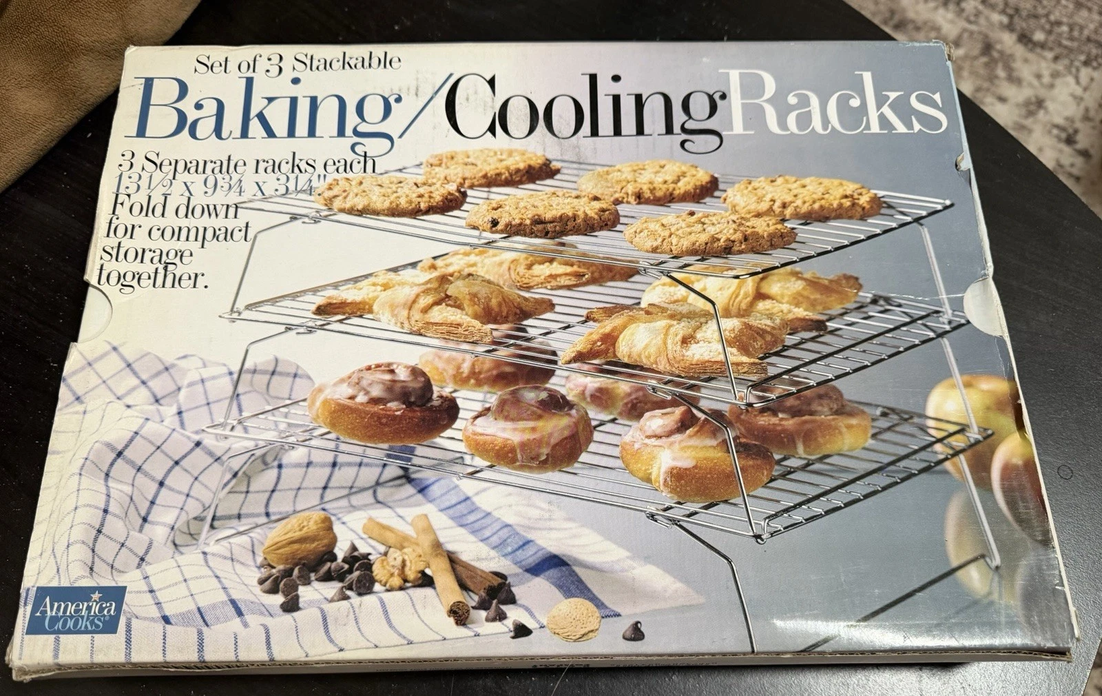 Set Of 3 Stackable Baking / Cooling Racks
Opens in a new window or tab