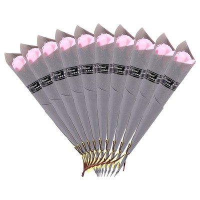 10 Stck. Einzelne Rose Simulation Koreanische Rose Seife Blume Valentinstag Geschenk9097