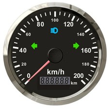 85mm GPS Tachometer 0-200km/h Geschwindigkeitsmes Gauge Kilometerzähler Auto LKW