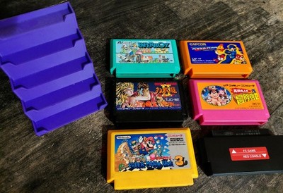 Famicom Game Lot with Display Stand & NES Adapter | eBay