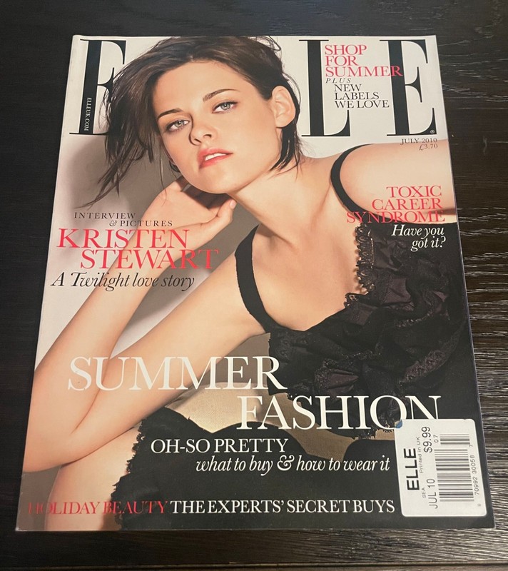 British UK ELLE  - July 2010 - Kristen Stewart Cover