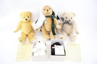 Teddybär Vintage Merrythought & Hermann Inc verpackt mit Etikett verbunden Mohair Plüsch