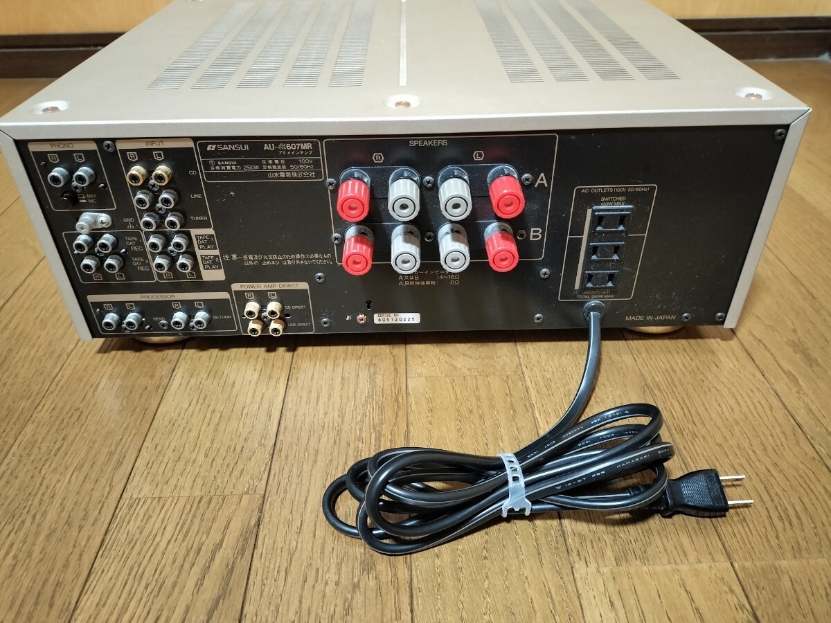 SANSUI AU-α607MR Integrated Amplifier MR series Operation