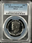 1976-S 50C Silver Cameo Kennedy Half Dollar PCGS MS69 CAM   54778320