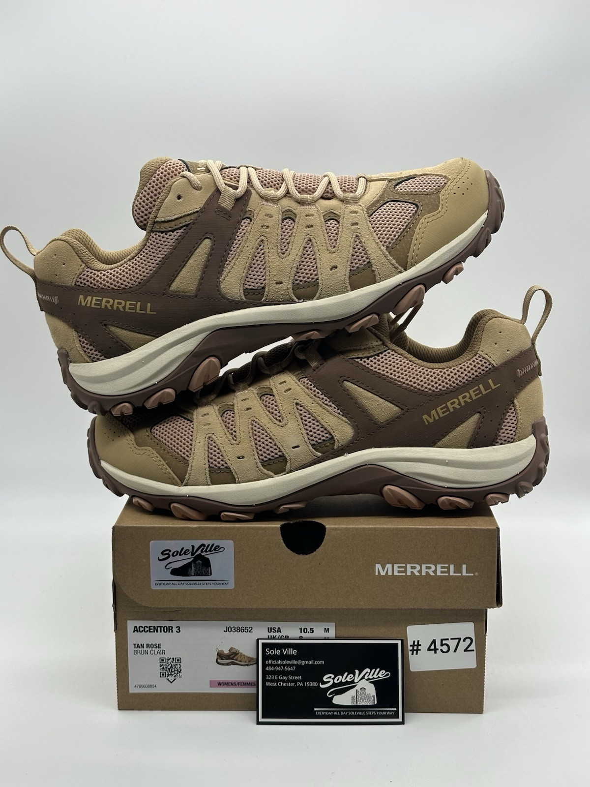 Merrell Women's Accentor 3 J038652 Tan Rose Size US 10.5 New With Box
