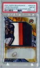 2024 Resurgence Caleb Williams GOLD SURGE Rookie RC Patch Auto #'D 28/50 PSA 8