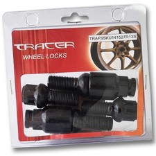 Felgenschlösser M14x1,5 27mm Kugelbund R13 schwarz Radschloss für Audi Mercedes-