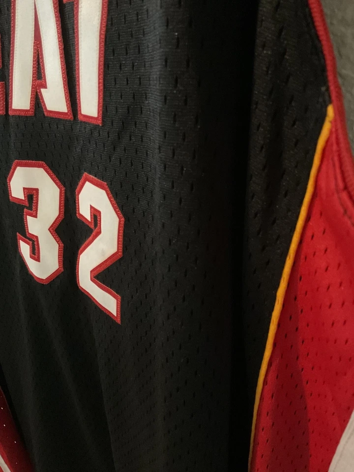 Reebok Authentics Miami Heat Shaquille O’Neal #32 Black Stitched Jersey Adult XL - Image 3 of 4