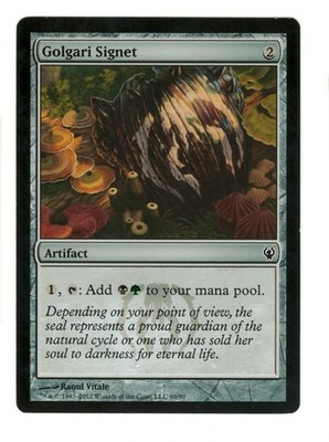 Golgari Signet 66 Common Duel Decks: Izzet vs. Golgari Magic: The Gathering LP