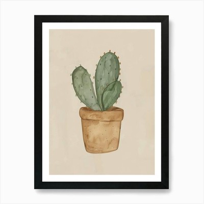 Cactus 32 Art Print Framed Wall Art Poster Canvas Print Picture