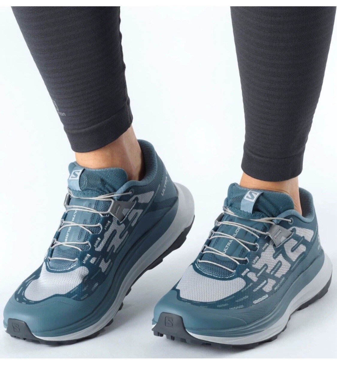 Salomon Ultra Glide 415539 scarpe da corsa trekking blu pietra perla ebano donna 6 5