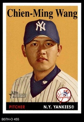 2007 Topps Heritage #455 Chien-Ming Wang Yankees SHORT-PRINT 8 - NM/MT