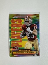 Christian Mccaffrey SF 49ers 2025 Topps Chrome Power Player REFRACTOR