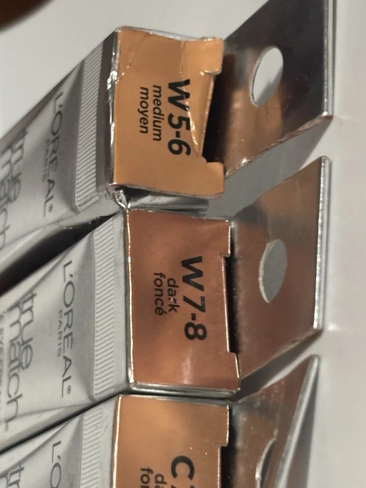 3x L'Oreal True Match Eye Cream In A Concealer Medium W5-6, Dark W7-8 &  C7-8 - Image 3 of 3