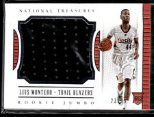 2015-16 Panini National Treasures #19 Luis Montero Rookie Jumbo Materials #/99