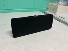 vintage black clutch purse