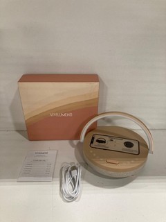 VIVILUMENS WHITE NOISE WIRELESS CHARGER TABLE LAMP