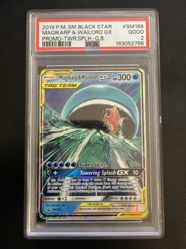 Magikarp & Wailord-GX graded PSA 2 for sale on eBay