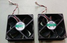 LOT OF 2 AVC DC FAN DS09225S12H-034 3 PIN COOLING FAN DC12V 0.41A