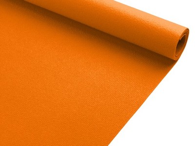 Hochzeitsteppich Rips DUBLIN Orange Messeteppich Eventteppich Läufer CFL-S1