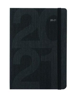 Letts Block A5 Academic 20-21 Week to View Diary - Black 