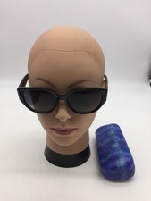 Chanel Women's Black Frame Designer Sunglasses 55-16-143 Grey Lens