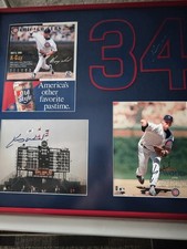  KERRY WOOD Signed  8 X 10 FRAMED PHOTO Collage CHICAGO CUBS 20 strikeout game 