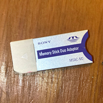 Sony MSAC-M2 Memory Stick Duo PCMCIA Card Adapter for Sony MSAC-M2