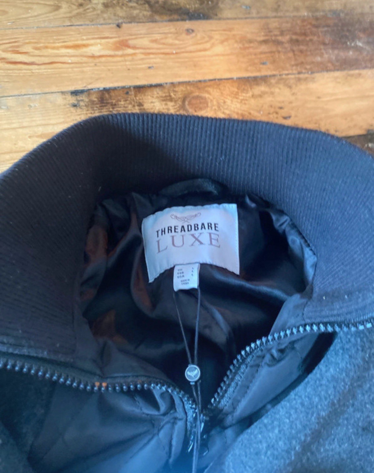 Threadbare Luxe suit jacket overlay with turtle N… - image 6