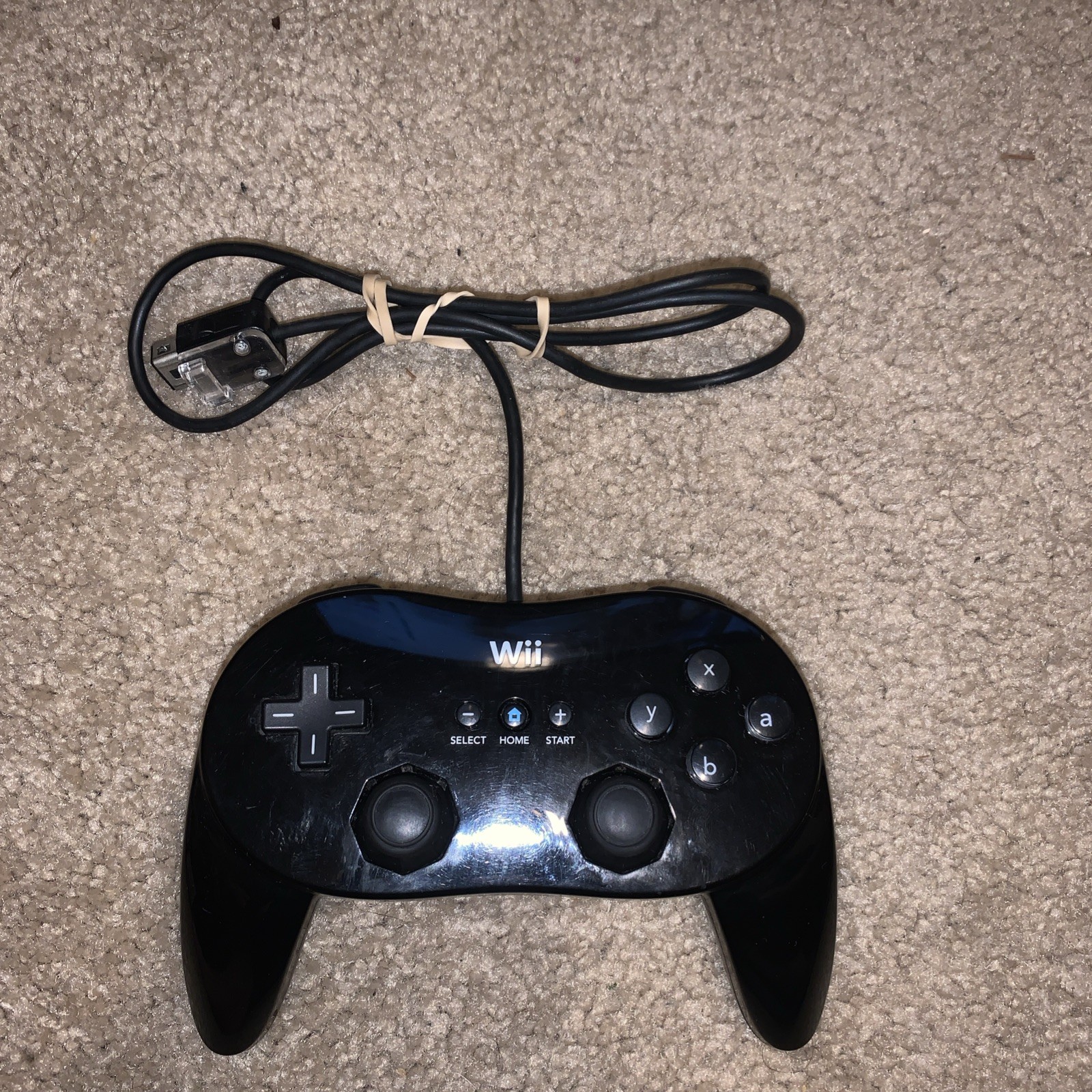 OEM Official Genuine Nintendo Brand Wii & Wii U Classic Controller Black RVL-005